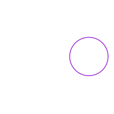 Logo DNA Music, academia de música, DJ y producción musical en Colombia